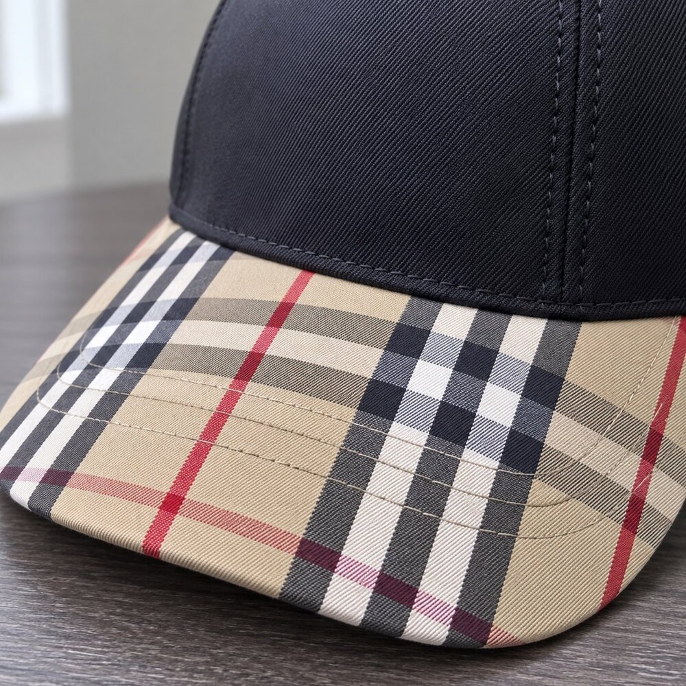 Burberry TB Monogram Check Cap - Picture 6 of 6